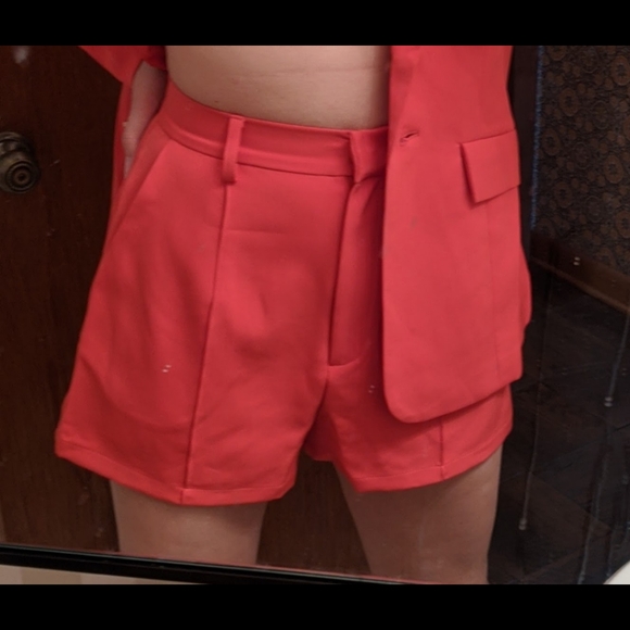 Oh Polly Unfinished Business High Waist Short Suit Set - Picture 4 of 8